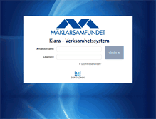 Tablet Screenshot of klara.maklarsamfundet.se